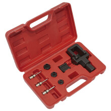 Sealey SMC4 Motorcycle Chain Splitter & Riveting Tool Set - Heavy-Duty