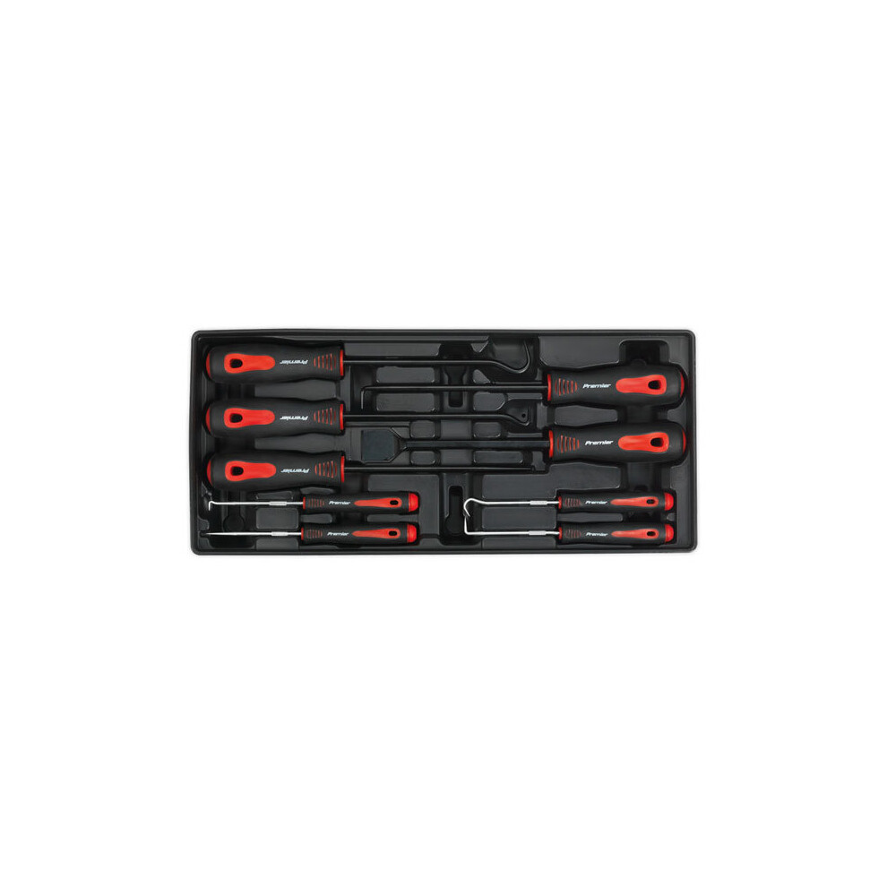 Sealey TBT23 Tool Tray with Scraper Set 9pc