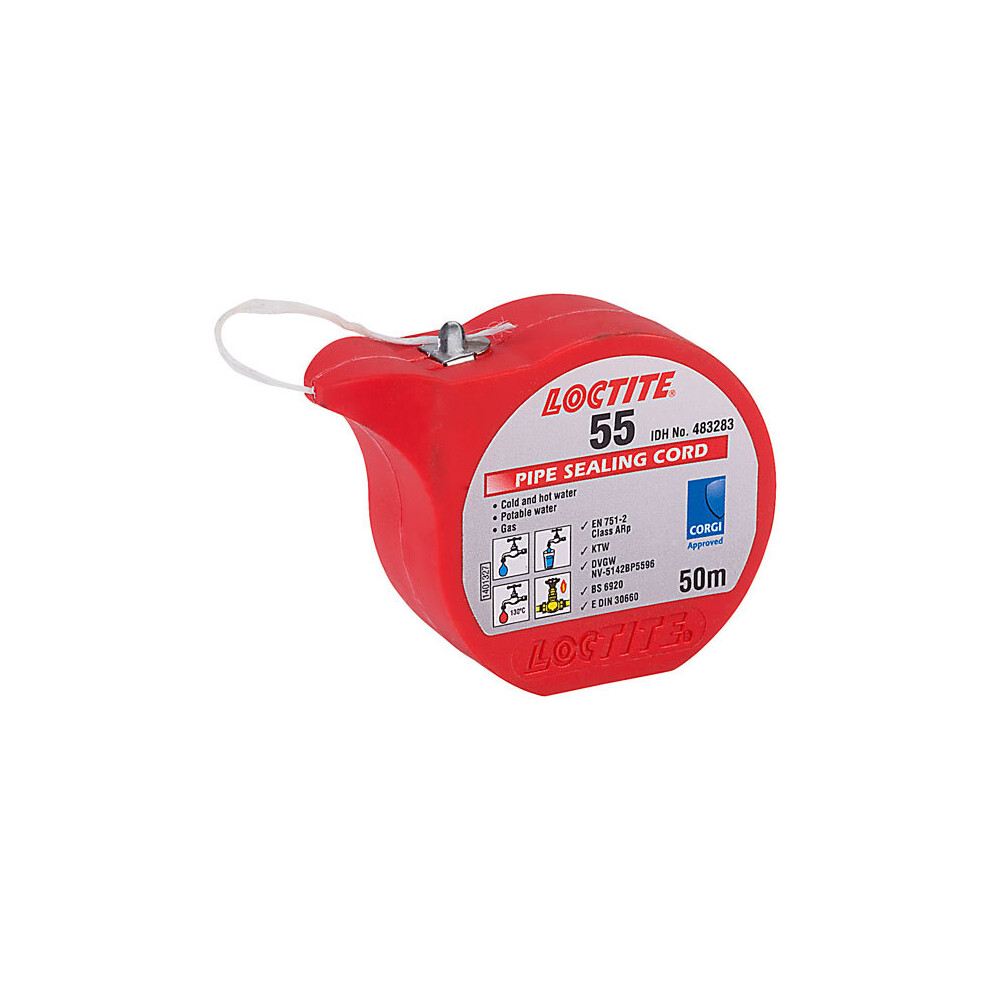 Loctite 483283 55 Pipe Sealing Cord 50m