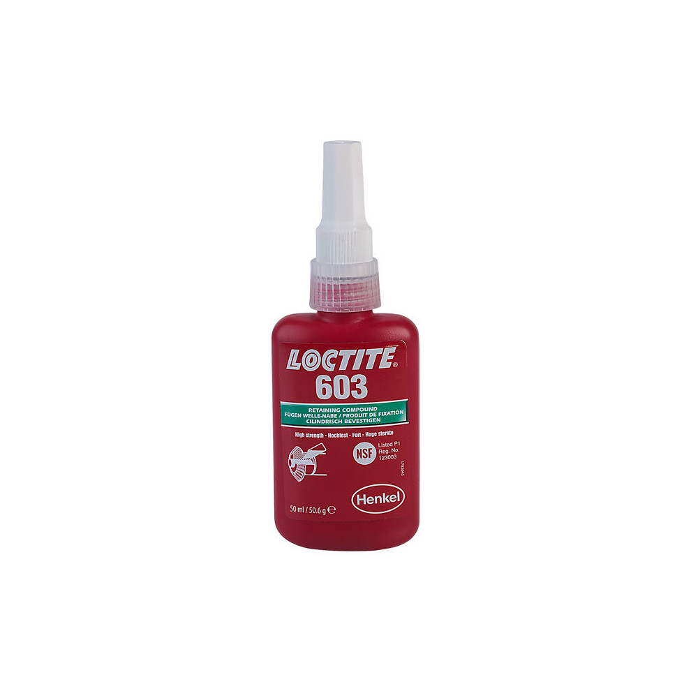 Loctite 142442 603 High Strength Low Viscosity Oil Tolerant Retainer 50ml