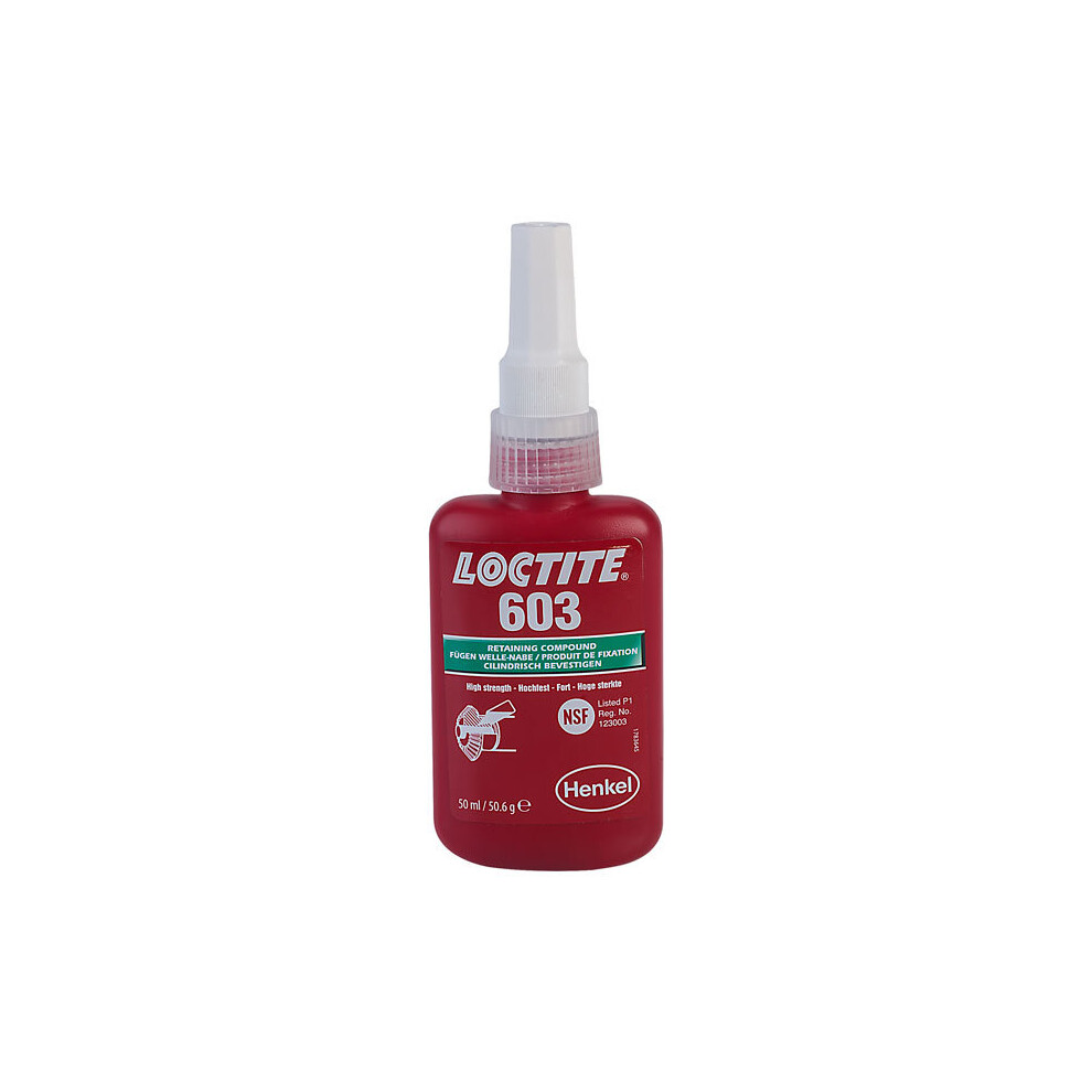 Loctite 142442 603 High Strength Low Viscosity Oil Tolerant Retainer 50Ml