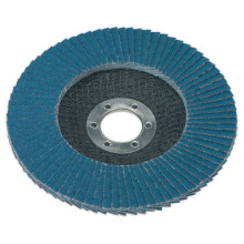 Sealey FD12540 Flap Disc Zirconium Ø125mm 22mm Bore 40grit