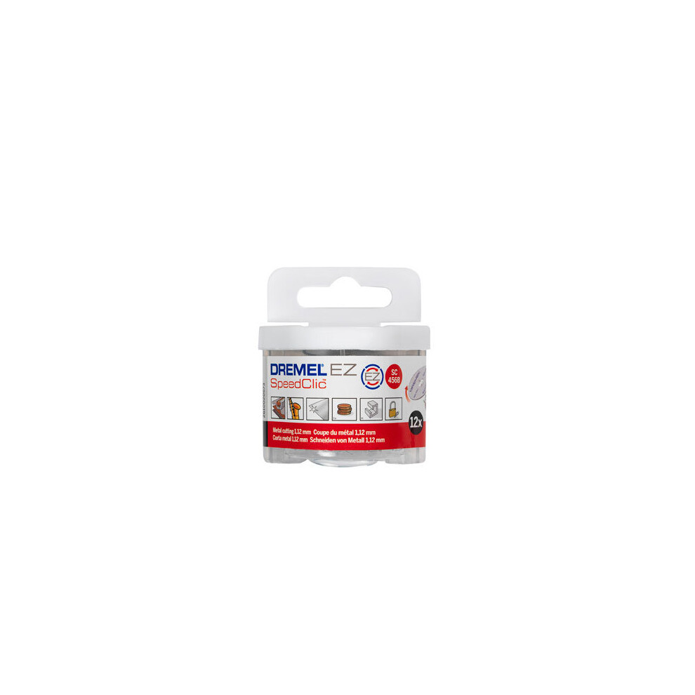 Dremel 2615S456JD SC456B EZ SpeedClic Metal Cutting Wheel - 12 Pack