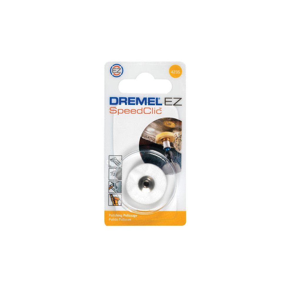 Dremel 2615S423JA 423S EZ SpeedClic Polishing Cloth Wheel