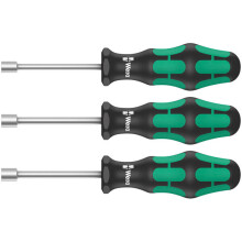 Wera 05134275001 395 HO/3 Sanitary Nutspinner Set 3pc