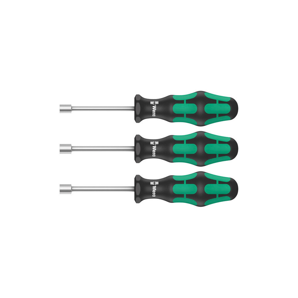 Wera 05134275001 395 HO/3 Sanitary Nutspinner Set 3pc