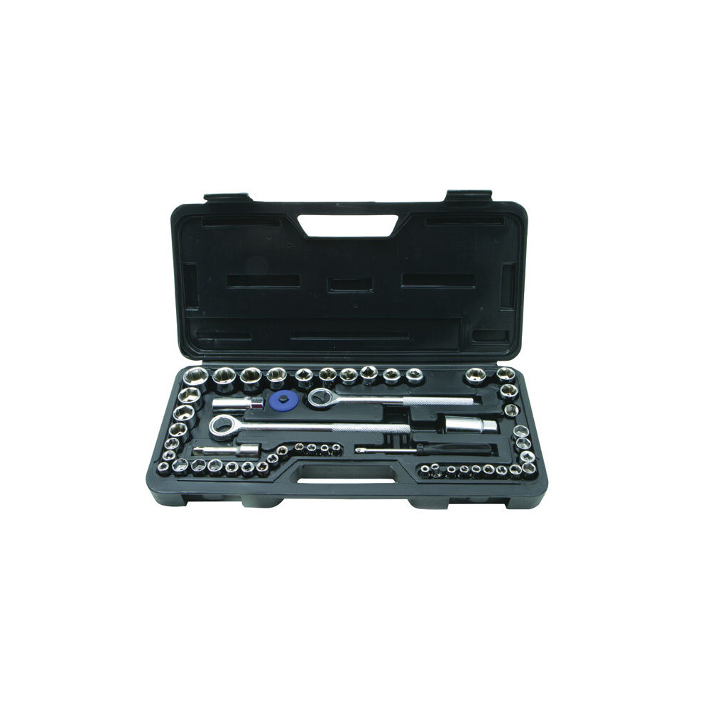 Rolson 36159 52pc 1/4"&1/2"Drive Socket Set