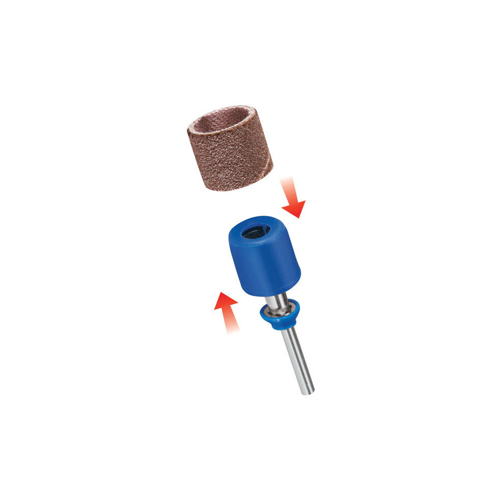 Dremel 2615S407JA SC407 EZ SpeedClic Sanding Mandrel with Sanding Bands - Pk 3