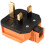 Masterplug HDPT13O HDPT130 Plug 13A Thermoplastic - Orange 2