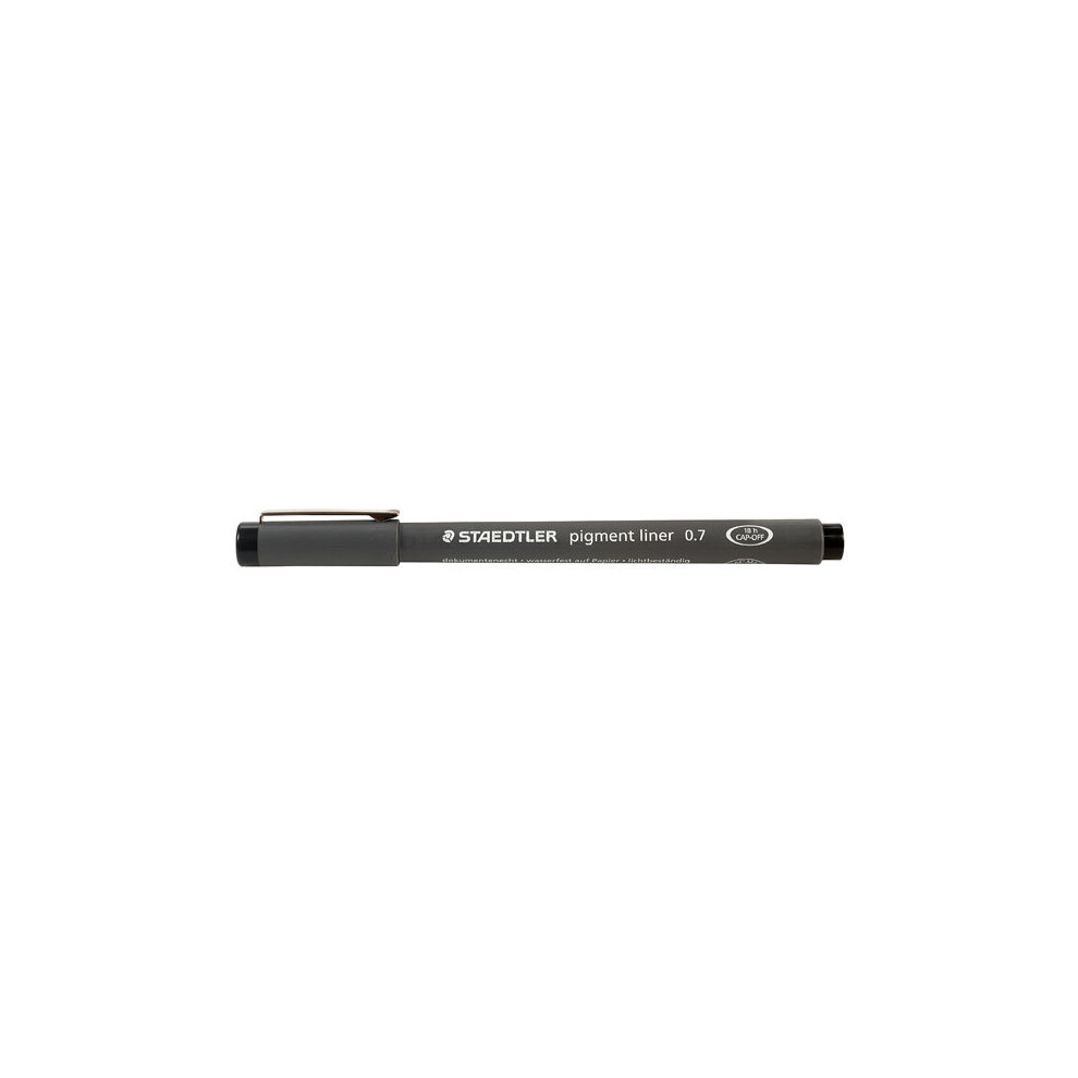 Staedtler 308 07-9 Pigment Liner Pen Black (0.7mm)