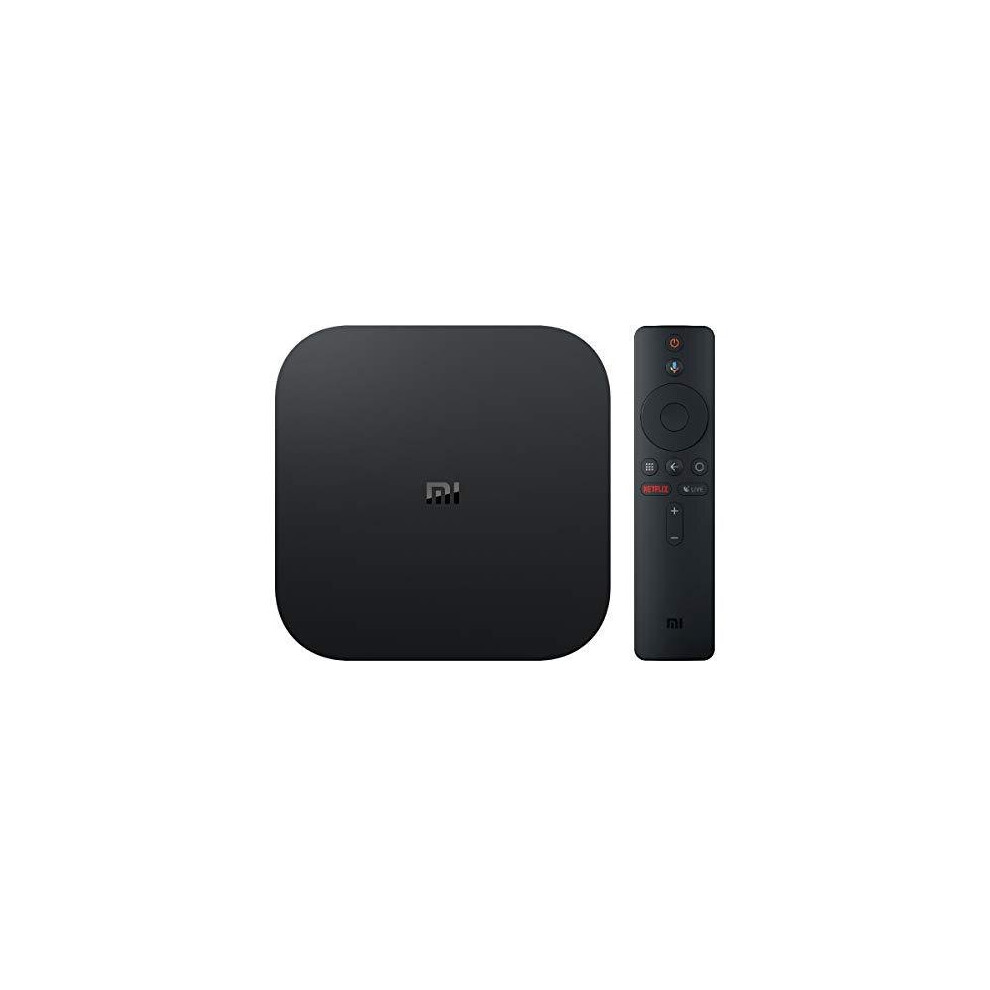 Xiaomi Mi Box S 4K Ultra HD android TV Streaming Media Player with Google Assistant & Chromecast Built-In - Black