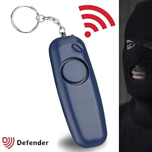 Defender Personal Attack Alarm Keyring Police Approved Panic Alarm for Personal Safety Navy