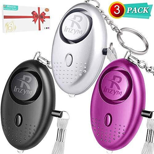 Personal Alarms For Women 3 Pack Reusable Police Approved 140db Loud Security Alarms Keychain 5870