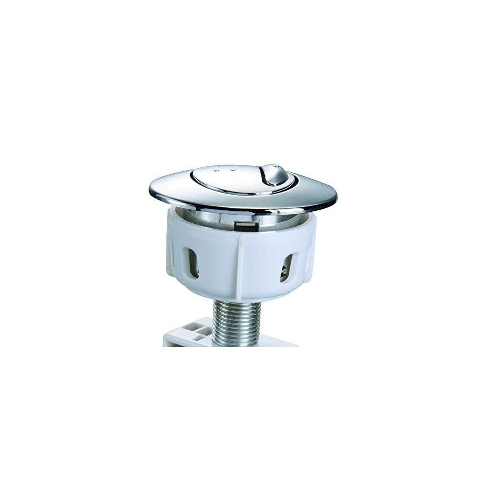 Veebath Replacement Dual Double Flush Oval Push Button For Ideal Cistern Tank 5060446019986
