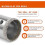 Diamond Drill Bit, Hole Saw Drill Bits Tools Set for Glass/Tile/Ceramic/Marble/Porcelain Cutting, Hollow Core Drill Bits Cutter with Diamond Coating 6