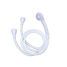 Blue Canyon Single or Double Tap Bath Sink Shower Head Hose Spray Hair Dresser Pet Push On Mixer 1.5-1.7m (Double Tap Fitting SH-002)