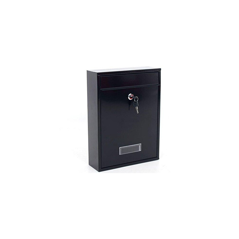 ABN Finest Wall Mounted Outdoor Mailbox Postbox Letterbox Outside Large Mail Post Letter Box Size 32cm (H) x 22cm (W) x 8cm (D)