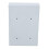 ABN Finest White Outdoor Wall-Mounted Locking Mailbox - External Post Box with 2 Keys & Fixings 6