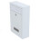 ABN Finest White Outdoor Wall-Mounted Locking Mailbox - External Post Box with 2 Keys & Fixings 3