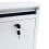 ABN Finest White Outdoor Wall-Mounted Locking Mailbox - External Post Box with 2 Keys & Fixings 2