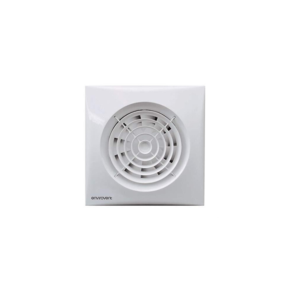 Envirovent Sil100t Silent-100T Axial Silent Extractor Fan Axial 100 Mm / 4 Inch Timer Model (White) White
