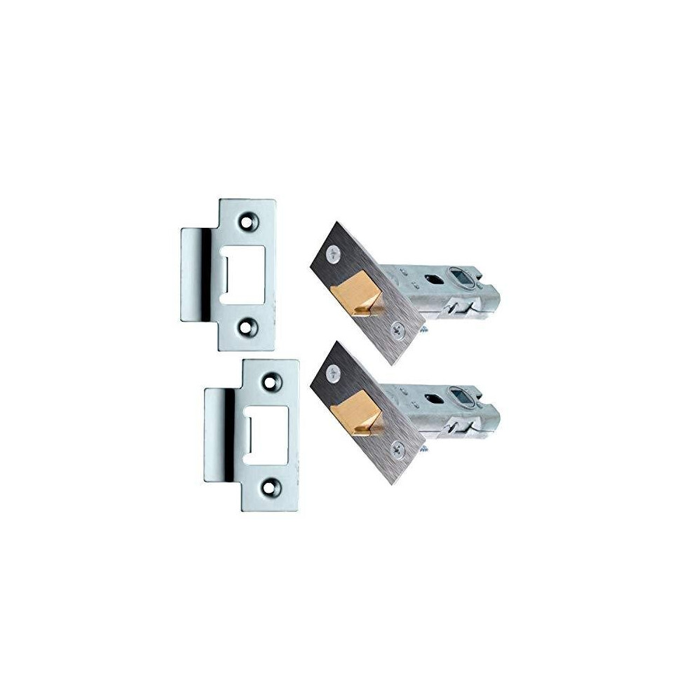 Xfort 2 Sets Of Tubular Latch, High Quality Mortice Latch, Door Latch Designed To Be Used With Sprung Lever Door Handles, Fire Rated To En1634-1 St 743534889115