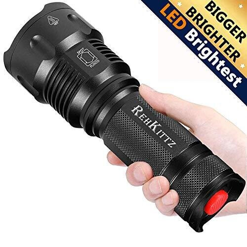 Torch LED Torch Tactical Military Torches Super Bright Powerful Lumens Adjustable Focus Flashlight