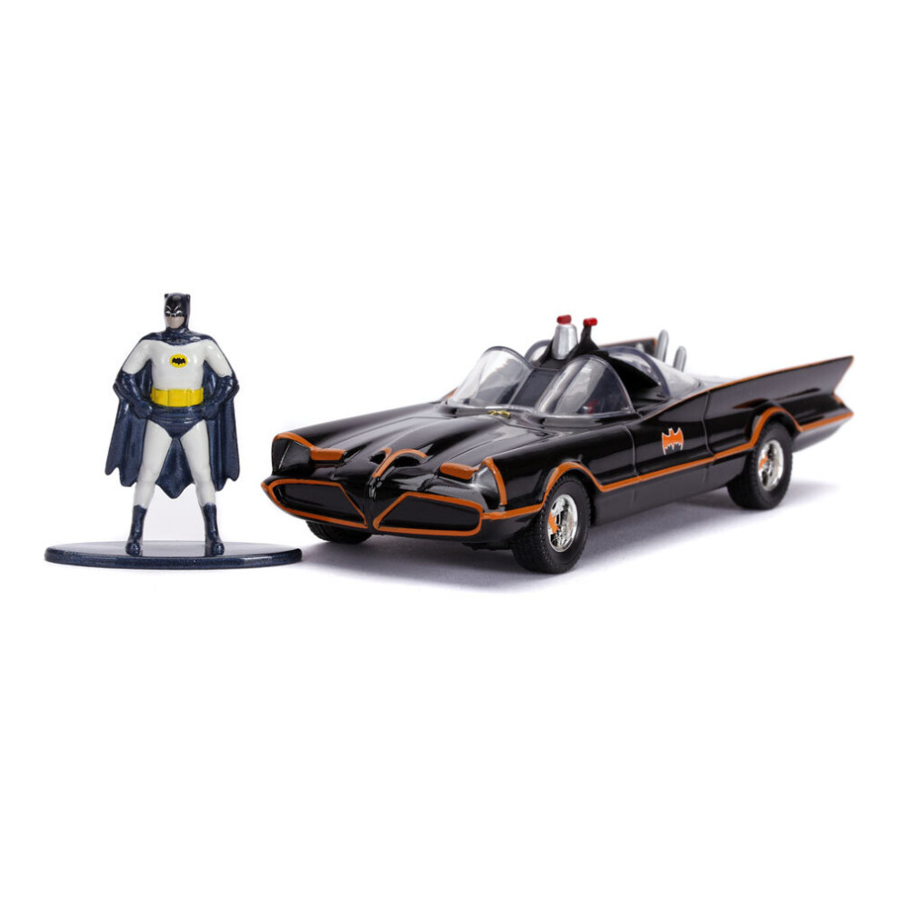 Dc Comics Batman 1966 Tv Series Classic Batmobile Die-Cast Toy Car With Bat 253213002