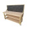 (6ft, Standard Legs) Wooden MDF Top Workbench With Pegboard And Double Shelf 4