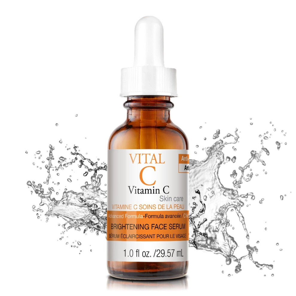 Vital-C Vitamin C Serum for Face, 1 oz | Anti Aging & Anti Wrinkle | Light Moisturizer | Skin Brightening & Firming | Boosts Collagen | Anti Oxidant R