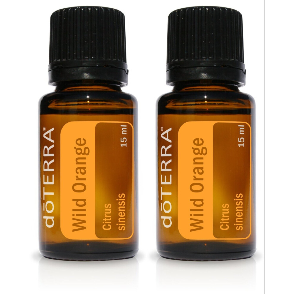 doTERRA Wild Orange Essential Oil 15 ml by doTERRA,Pack of 2