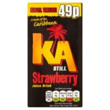 KA Still Strawberry 288ml Carton (27 x 288ml)