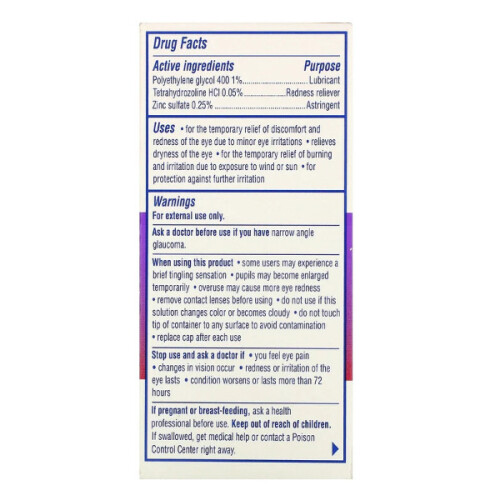 Visine, Red Eye, Total Comfort Multi-Symptom Eye Drops, 15ml 2