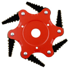 Lawn Mower Head Six-leaf Whirlwind Blade Grass Knife Agricultural Weeder 6 Teeth