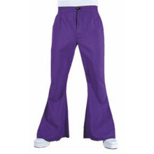 (XL) Deluxe 70's Flares - Purple