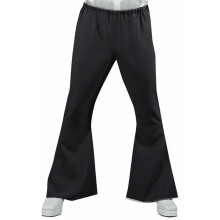 (XL) Deluxe 70's Flares - Black