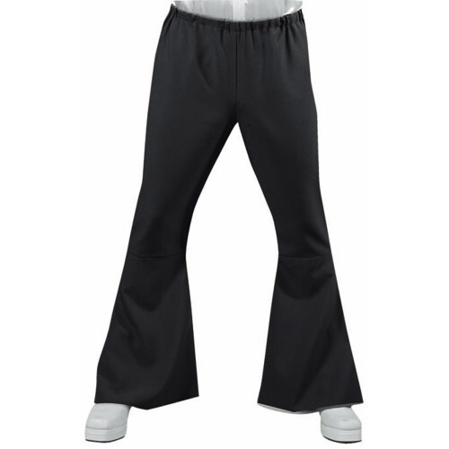 (XL) Deluxe 70's Flares - Black