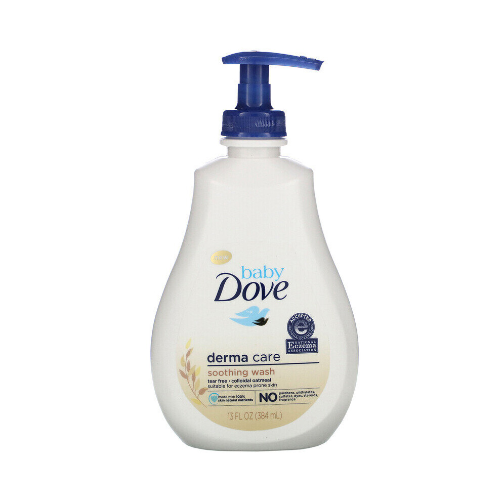 Dove, Derma Care, Soothing Wash, 13 Fl Oz (384 Ml) Baby Dove