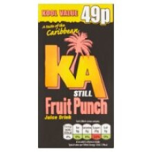 KA Still Fruit Punch 288ml Carton (27 x 288ml)