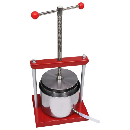 Fruit and Wine Press Stainless Steel 6 L 2