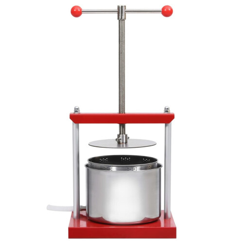 Fruit and Wine Press Stainless Steel 6 L 1