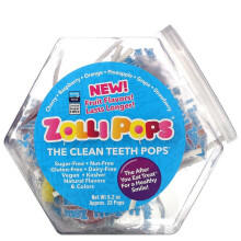 Zollipops, The Clean Teeth Pops, Assorted, 5.2 oz, Approx. 23 Pops