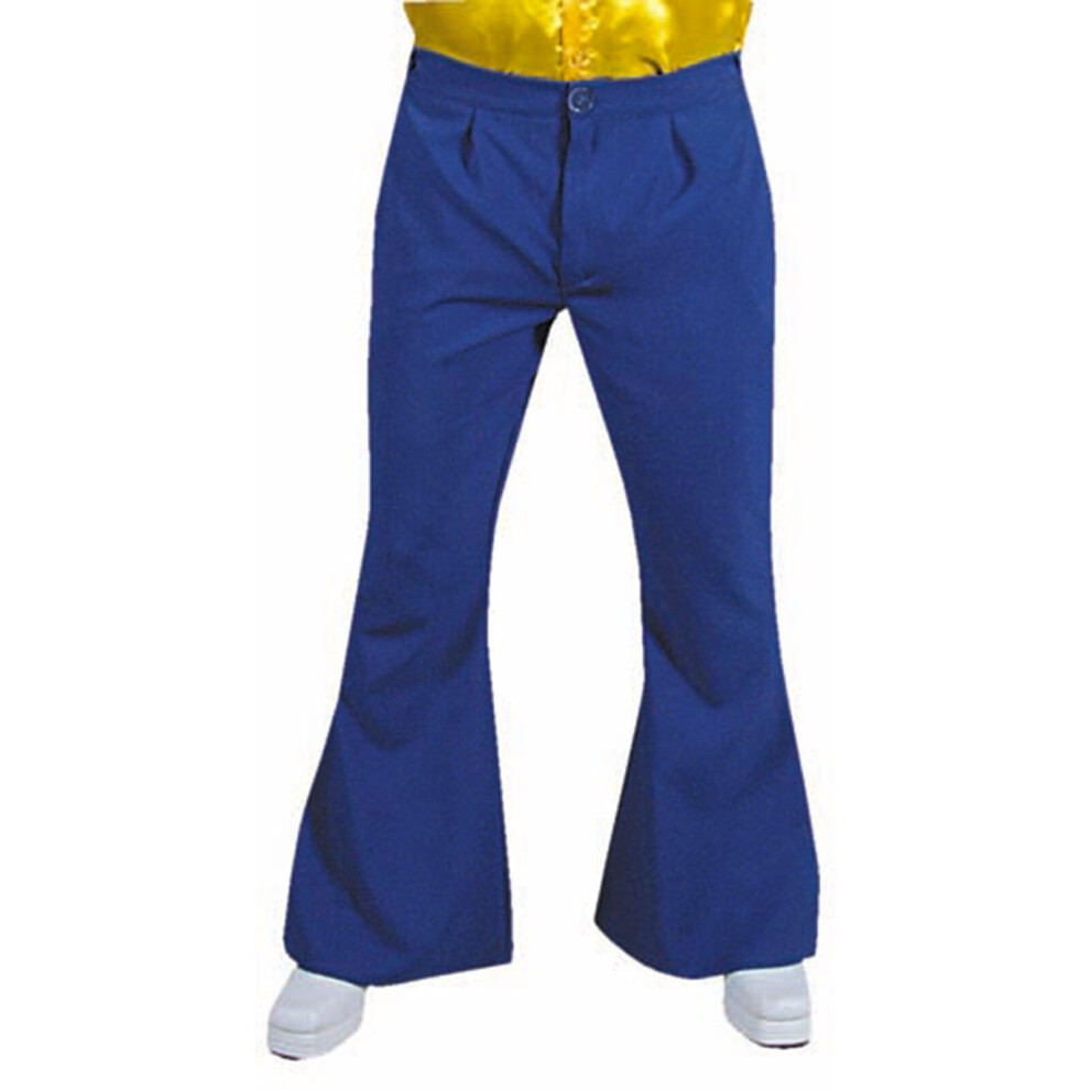 (M, Blue) Deluxe 70's Flares