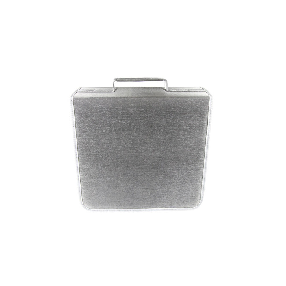 (256, ) Cd Dvd Case Wallet Organiser + Carry Handle Silver 5060576312551