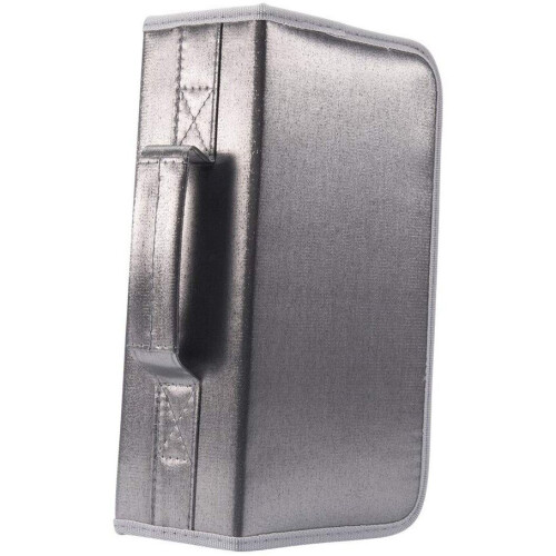 (128, Silver) CD DVD Case Wallet Organiser + Carry Handle 2
