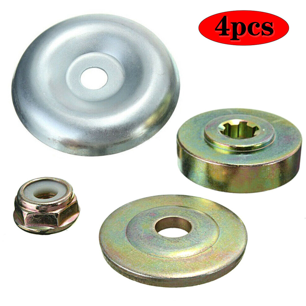 4Pcs Metal Strimmer Brush Cutter Gearbox Blade Nut Replacement Fixing Kit