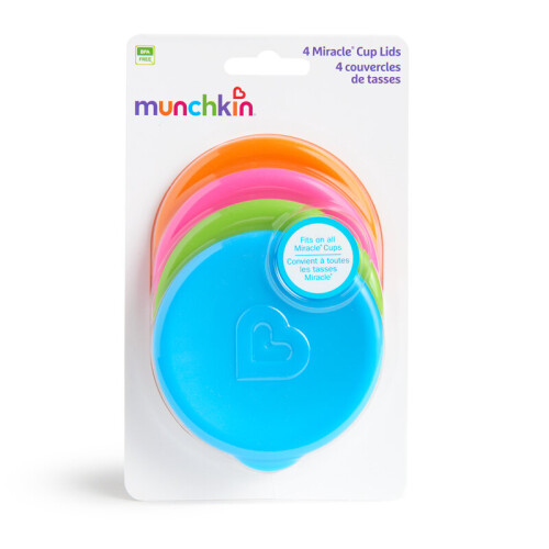 Munchkin Munchkin Miracle Cup Lids 4pk 1