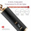 (Red) Latest Cordless Automatic Hair Curler Curling Wand 8