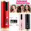 (Red) Latest Cordless Automatic Hair Curler Curling Wand 1