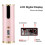 (Red) Latest Cordless Automatic Hair Curler Curling Wand 2
